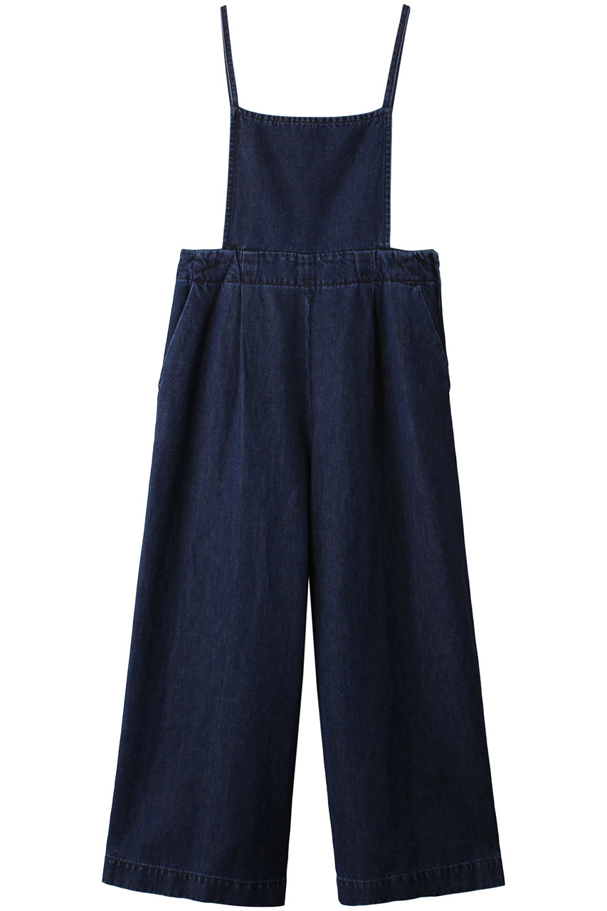 リネンコットンデニムオールインワン