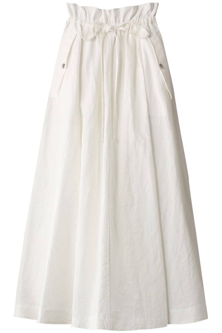 CO/LI ウォッシュドタイプライターフレアスカート