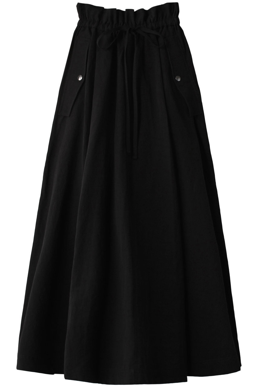 CO/LI ウォッシュドタイプライターフレアスカート