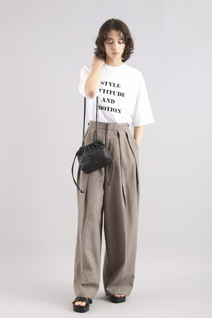 【新品】SACRA 半袖コットンカットソーTシャツ ホワイト SACRA｜サクラのカットソー・Tシャツ通販｜ELLE SHOP (エル