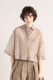プレミアムシルクコットンショートシャツ