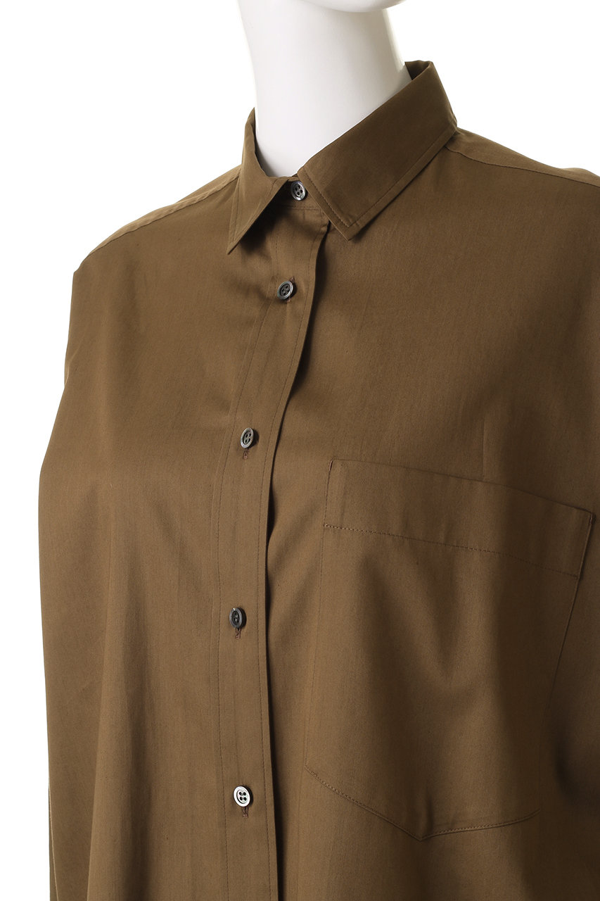 【未使用】SACRA サクラ　スペリオルコットンポプリンシャツ　ホワイト SACRA(サクラ)｜スペリオルコットンポプリンシャツ/モカ の通販