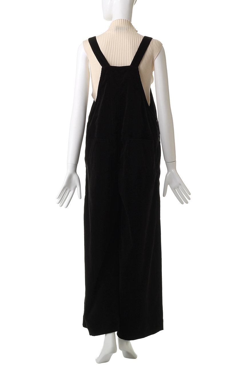 SACRA(サクラ)｜コーデュロイオールインワン/ブラック の通販