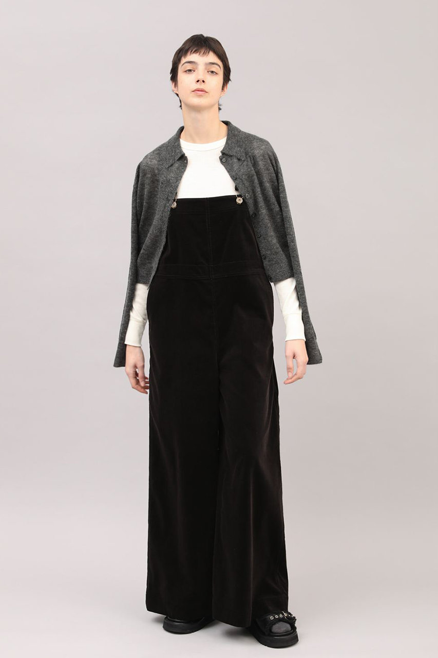 SACRA(サクラ)｜エクストラファインモヘヤカーディガン/チャコール の