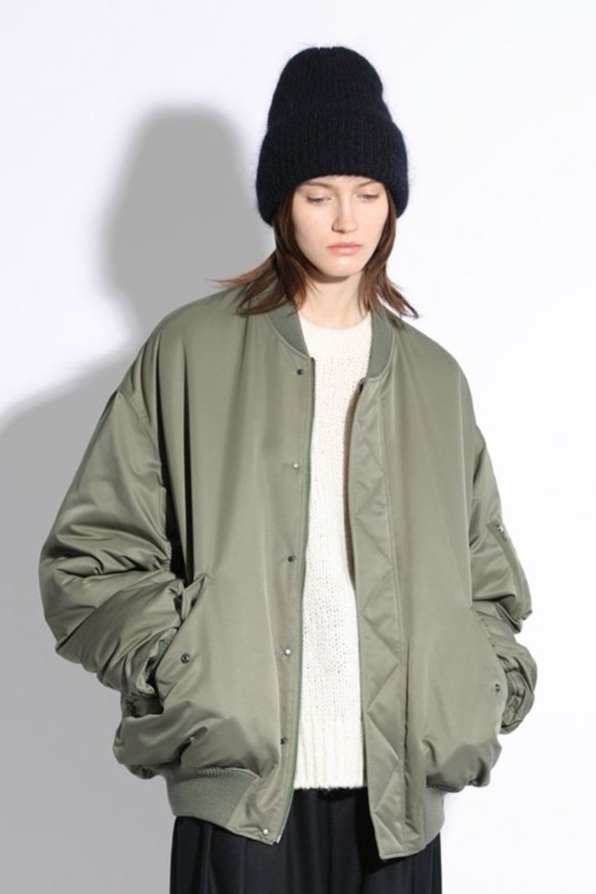 SACRA(サクラ)｜プレミアムハイカウントツイルブルゾン/カーキ の通販