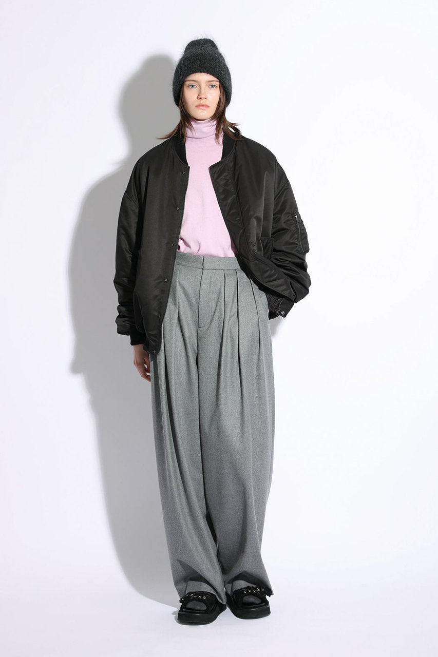 SACRA / サクラ | EXTRA FINE MERINO TOP / タートルネック ニット | 38 | ピンク | レディース SACRA / サクラ | EXTRA FINE MERINO TOP / タートルネック ニット