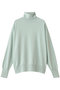 エクストラファインメリノウールハイネックプルオーバー サクラ/SACRA ライトグリーン