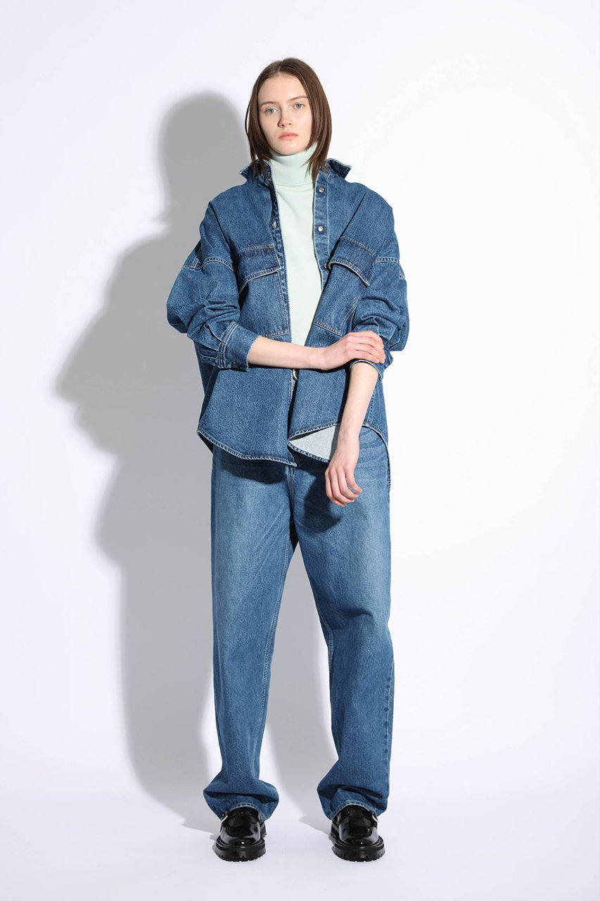 SACRA(サクラ)｜オーセンティックデニムシャツ/ネイビー の通販