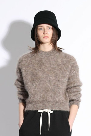 サクラ/SACRAのファインキッドモヘアファローニットプルオーバー(110300/110301)