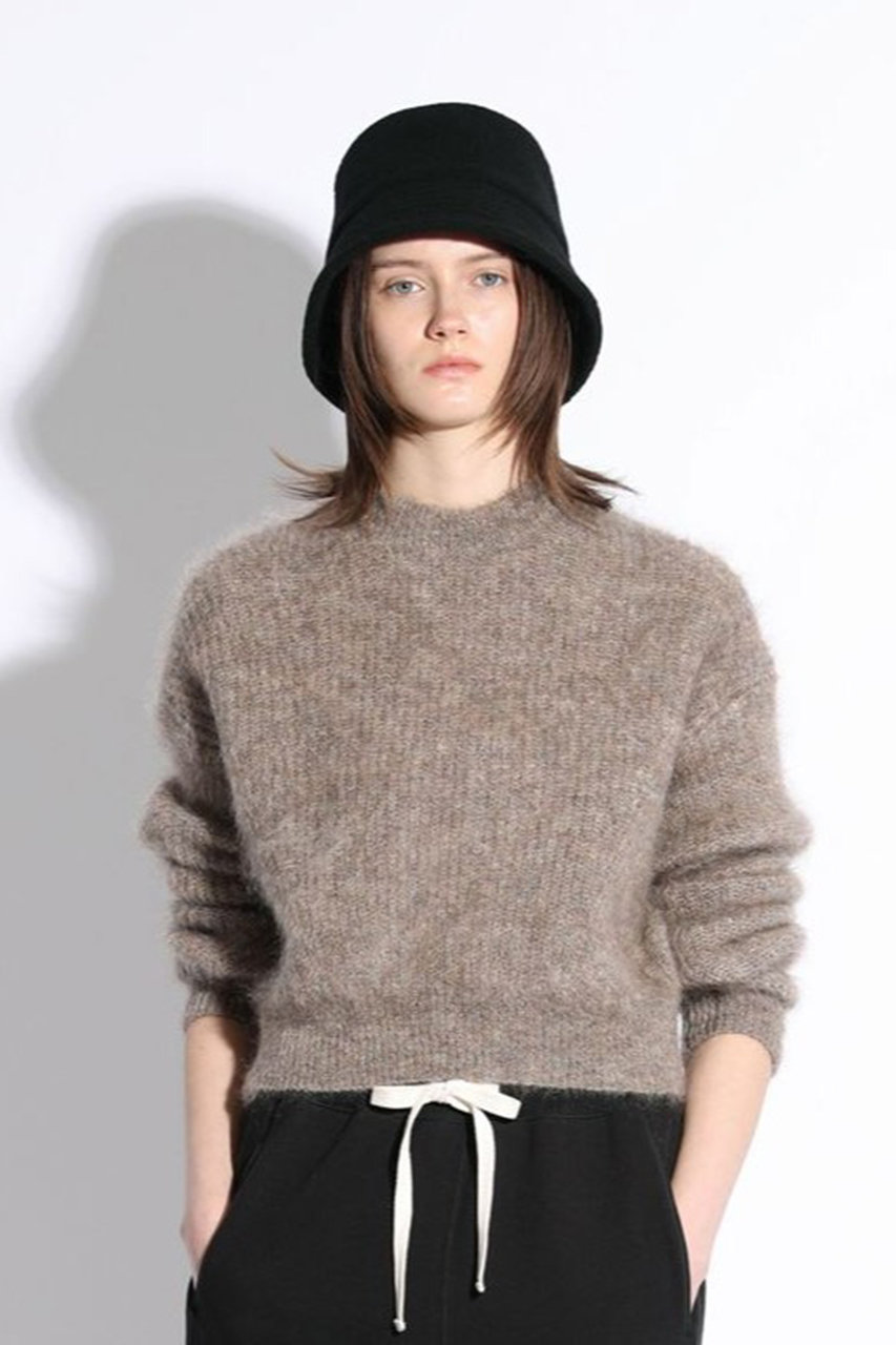 SACRA ファインキッドモヘアファローニット