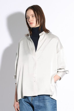 サクラ/SACRAのトリアセサテンブラウス(110400/110403)