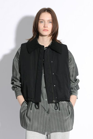 サクラ/SACRAのパディングハイカウントタッサーベスト(110800/110806)