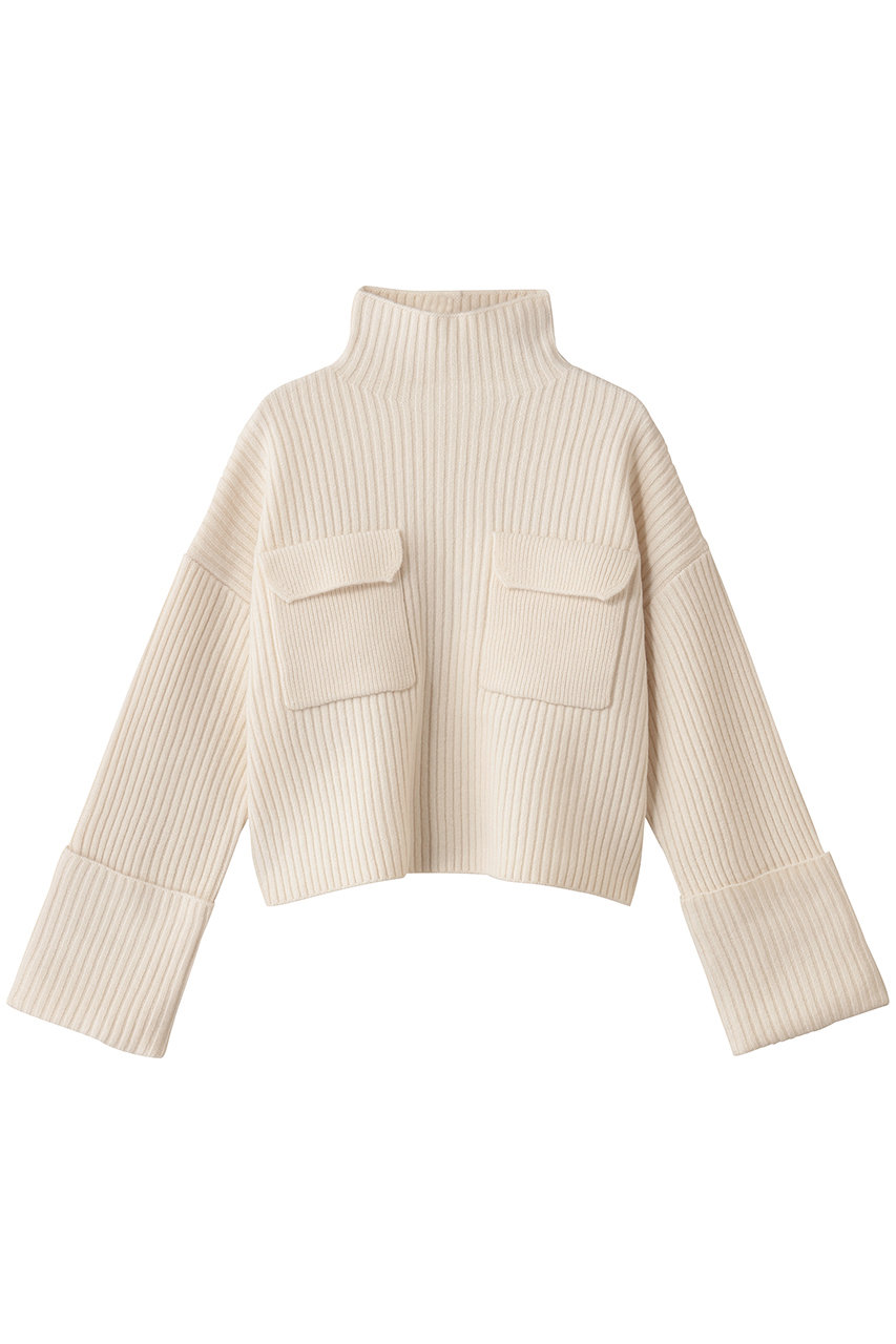 ボイルラムウールリブプルオーバー