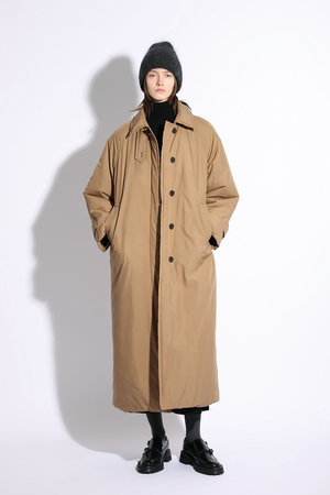 SACRA トレンチコート SACRA｜シルク混ロングトレンチコート