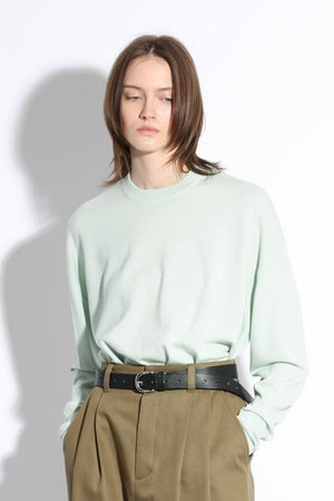 サクラ/SACRAのエクストラファインメリノウールプルオーバー(110300/110301)