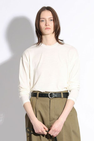 サクラ/SACRAのスーパーファインメリノウールジャージープルオーバー(110300/110301)