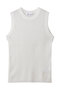 メランジリブタンクトップ サクラ/SACRA ホワイト