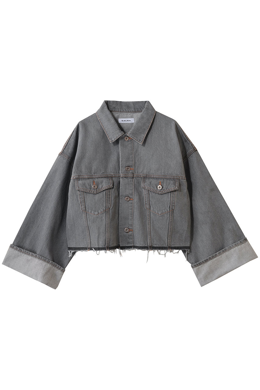 サクラ/SACRAのオーセンティックデニムジャケット(グレー/126104032)