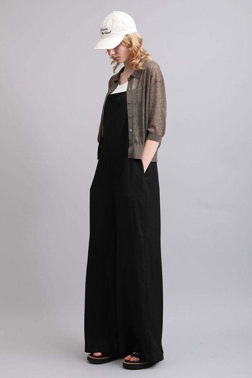 SACRA(サクラ)｜メランジシアーカーディガン/カーキ の通販｜ELLESHOP