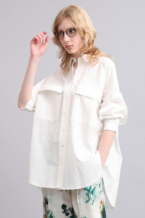 サクラ/SACRAのハイカウントコットンタンブラーシャツ(110400/110403)