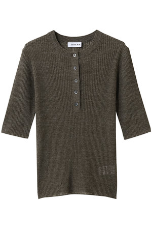 サクラ/SACRAのメランジリブシアープルオーバー(110300/110301)