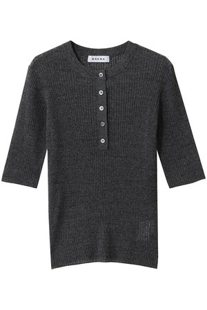 サクラ/SACRAのメランジリブシアープルオーバー(110300/110301)