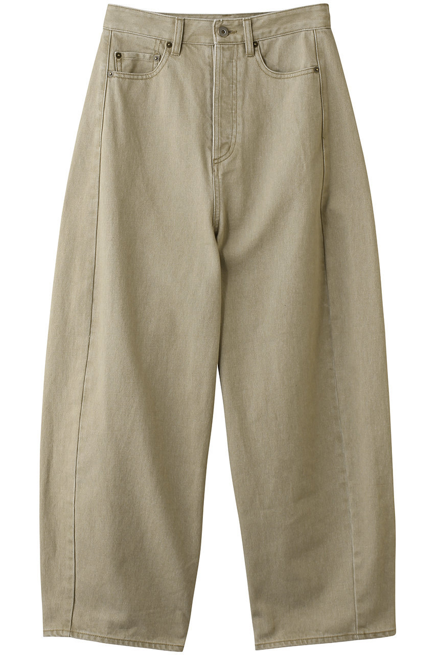 サクラ/SACRAのサーフェイスダイデニムパンツ(ベージュ/126118111)