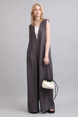 サクラ/SACRAのレーヨンリネンタンブルオールインワン(110600/110606)