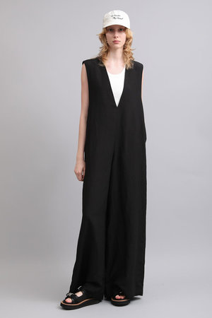 サクラ/SACRAのレーヨンリネンタンブルオールインワン(110600/110606)