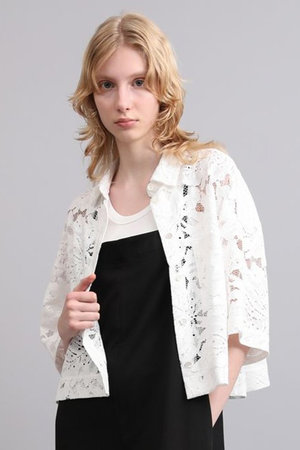 サクラ/SACRAのリーフラッセルレースシャツ(110400/110402)