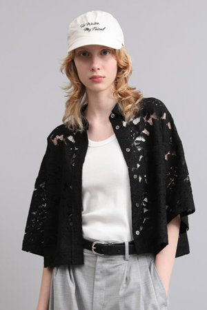 サクラ/SACRAのリーフラッセルレースシャツ(110400/110402)