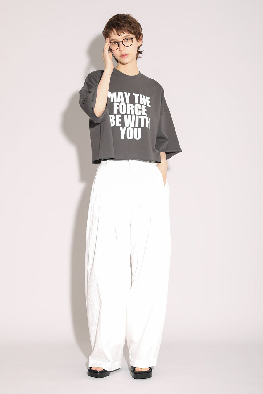 LOHEN ローヘン　ハイカウントグログランスカートパンツ　ホワイト 40％off】グルカタックパンツ(アイボリー) - seventen