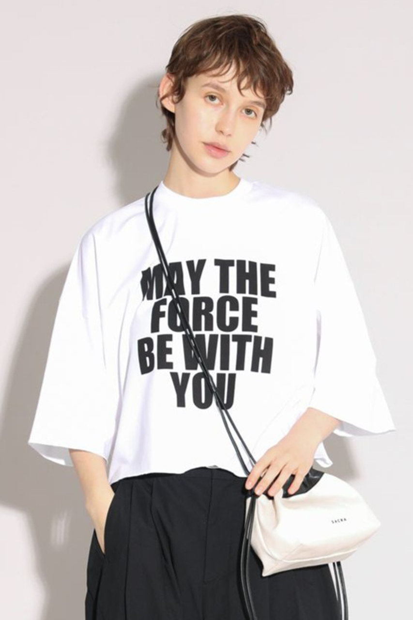 SACRA サクラ Tシャツ・カットソー M 白 【古着】【中古】【送料無料】 SACRA サクラ 白 ロゴ カットソー Tシャツ 38 M 260401-12 - メルカリ