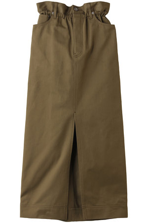 サクラ/SACRAのハイカウントチノクロスウエストギャザースカート(110600/110601)