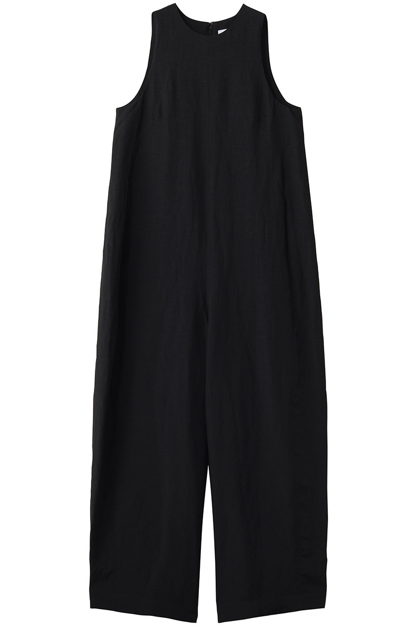 サクラ/SACRAのレーヨンリネンタンブルオールインワン(ブラック/126202051)