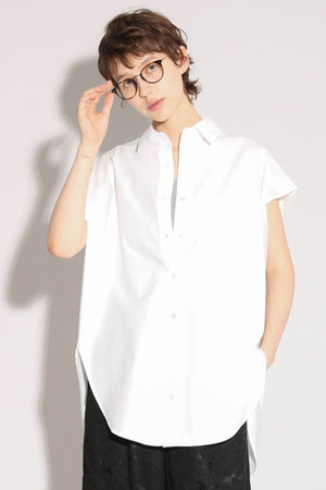 サクラ/SACRAのプレミアムコンパクトポプリンブラウス