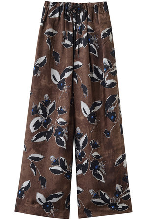 サクラ/SACRAのフローラペイントワイドパンツ