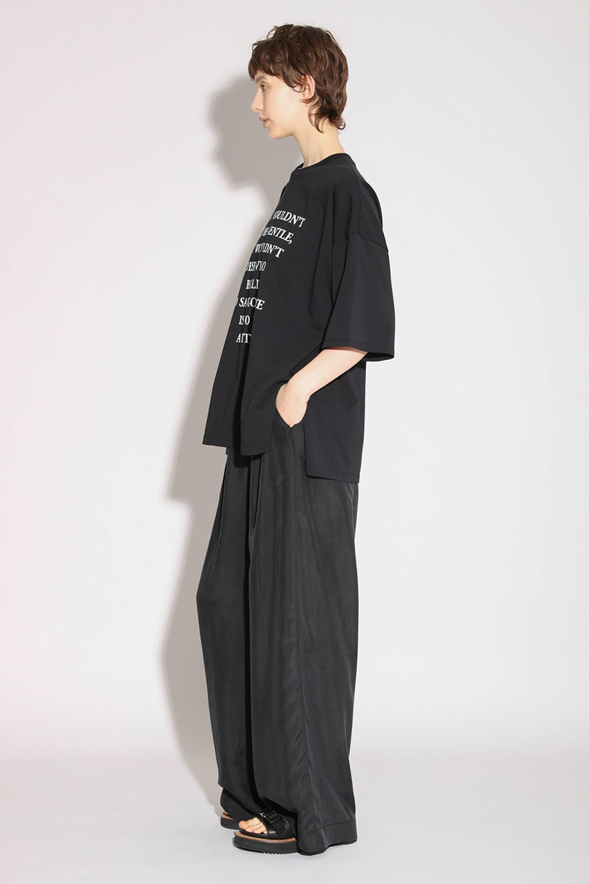 SACRA(サクラ)｜プレミアムシルクサンドウォッシュワイドパンツ