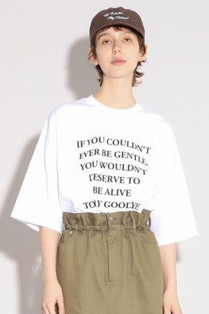 サクラ/SACRAのコットンプリントカットソー