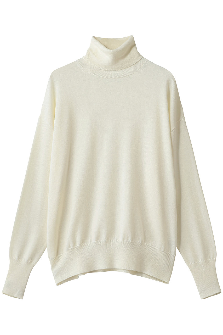SACRA エクストラファインメリノプルオーバー (オフホワイト, 38) サクラ ELLE SHOP