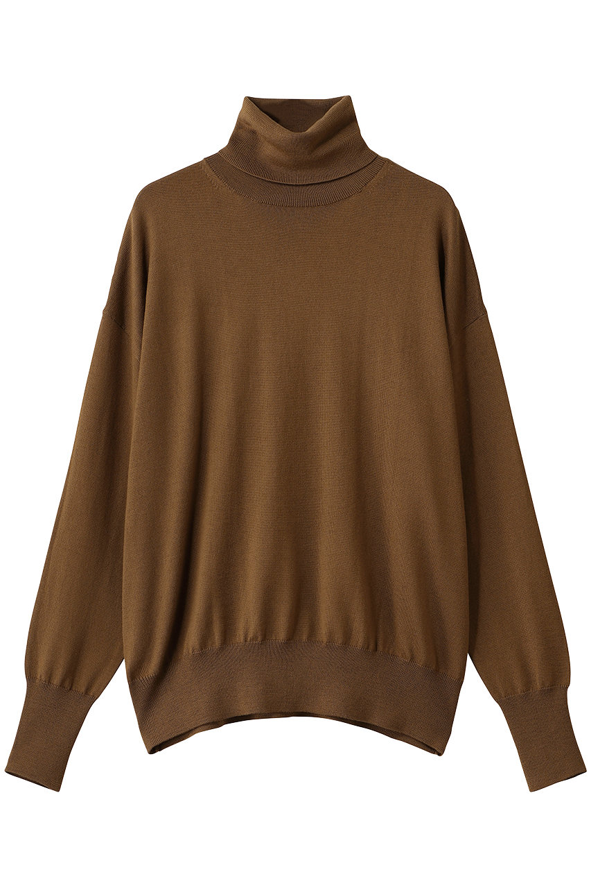 SACRA エクストラファインメリノプルオーバー (キャメル, 38) サクラ ELLE SHOP