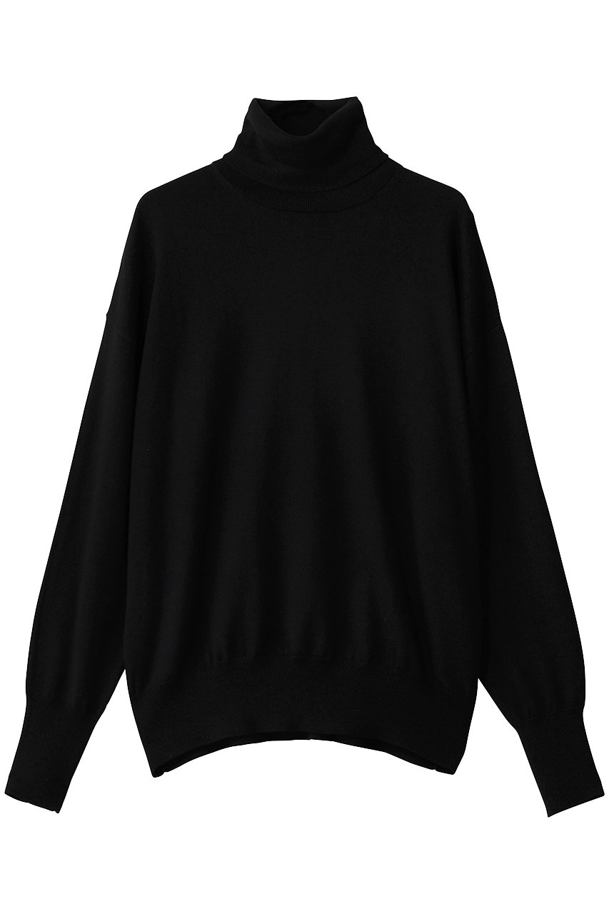 SACRA エクストラファインメリノプルオーバー (ブラック, 38) サクラ ELLE SHOP