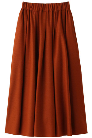 サクラ/SACRAのウールナイロンクレープギャザースカート