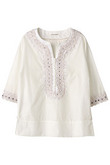 刺しゅうカフタンブラウス