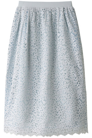 Aラインタックレーススカート