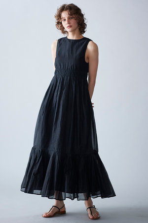 Deuxieme Classe マリリンムーン TIERED DRESS 追加【MARILYN MOON/マリリンムーン】ティアードドレス