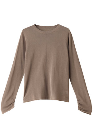 マリリンムーン/MARILYN MOONのハイツイストコットンシアーニットトップ(110300/110301)