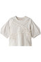 デコラティブデザインカットソーパールTシャツ マリリンムーン/MARILYN MOON オフホワイト