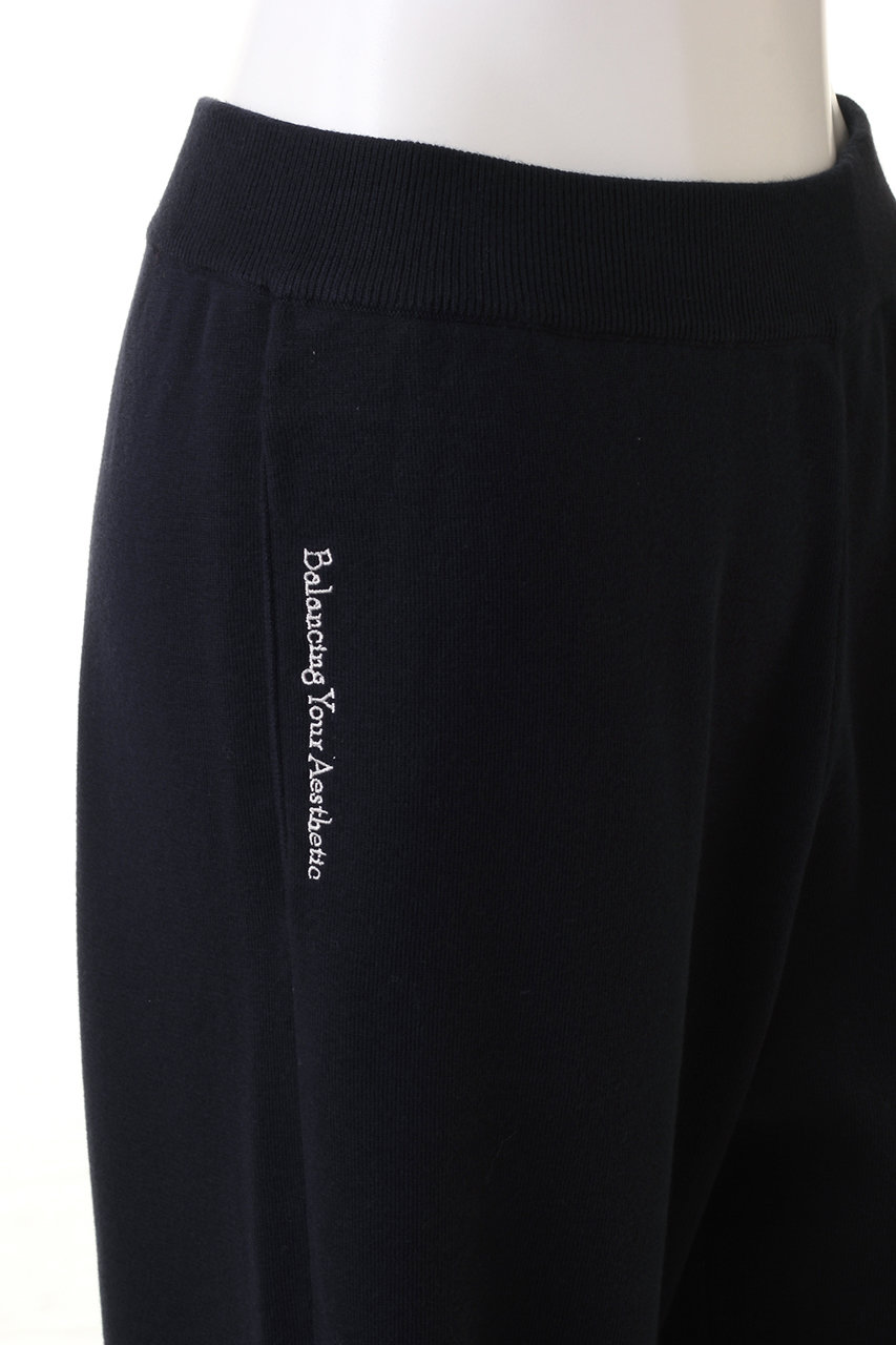 wa lance ニットパンツ WALANCE パンツ コットンスムースニットパンツ レディース