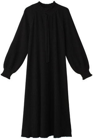 マリリンムーン/MARILYN MOONのレーヨンナイロンリップル2wayニットワンピース(110500/110503)